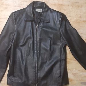 Talbots leather jacket